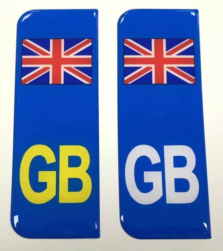3D GEL GB/Union Flag Side Badges (New Style)