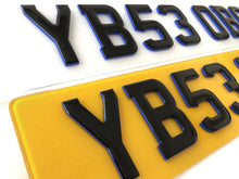 Load image into Gallery viewer, *NEW* 4D BLUE + GEL | 4D Number Plates - Mod My Plates