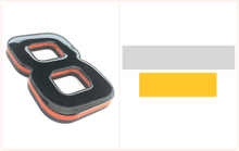 Load image into Gallery viewer, *NEW* 4D ROULETTE (LAVA & JET BLACK) | 4D Number Plates - Mod My Plates
