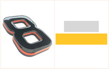 Load image into Gallery viewer, *NEW* 4D ROULETTE (LAVA & JET BLACK) | 4D Number Plates - Mod My Plates