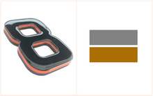 Load image into Gallery viewer, *NEW* 4D ROULETTE (LAVA & JET BLACK) | 4D Number Plates - Mod My Plates
