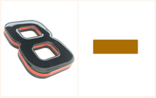 Load image into Gallery viewer, *NEW* 4D ROULETTE (LAVA & JET BLACK) | 4D Number Plates - Mod My Plates