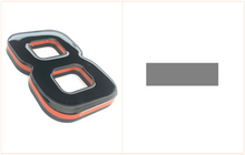 Load image into Gallery viewer, *NEW* 4D ROULETTE (LAVA & JET BLACK) | 4D Number Plates - Mod My Plates