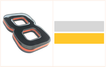 Load image into Gallery viewer, *NEW* 4D ROULETTE (LAVA & JET BLACK) | 4D Number Plates - Mod My Plates