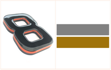 Load image into Gallery viewer, *NEW* 4D ROULETTE (LAVA & JET BLACK) | 4D Number Plates - Mod My Plates