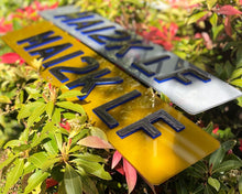 Load image into Gallery viewer, *NEW* 4D BLUE + GEL | 4D Number Plates - Mod My Plates