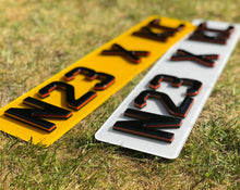 Load image into Gallery viewer, 4D ROULETTE (Lava & Black) | 4D Number Plates