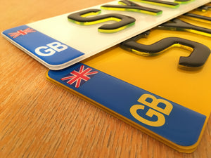 3D GEL GB/Union Flag Side Badges (New Style)